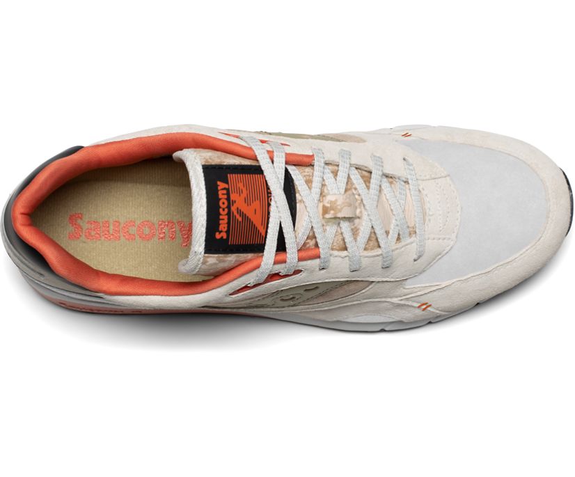 Women's Saucony Shadow 6000 Destination Unknown Originals White / Beige / Orange | Singapore 080WNBY